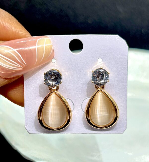 Kylie Korean Drop Earrings - Image 2