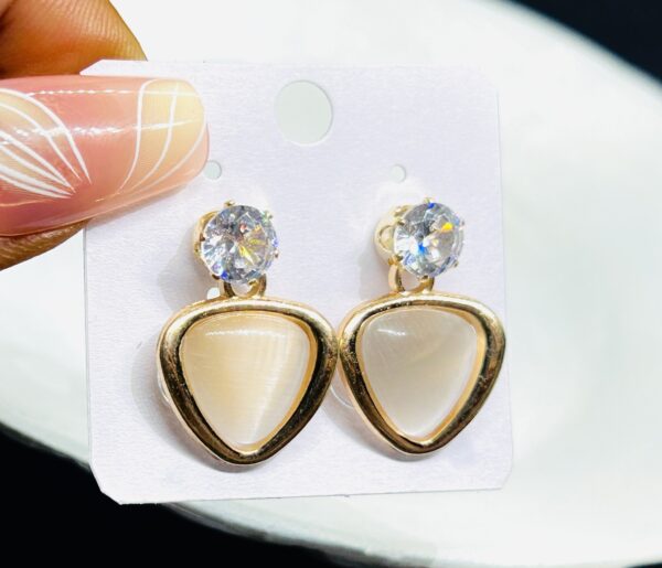 Gloria Korean Drop Earrings - Image 2