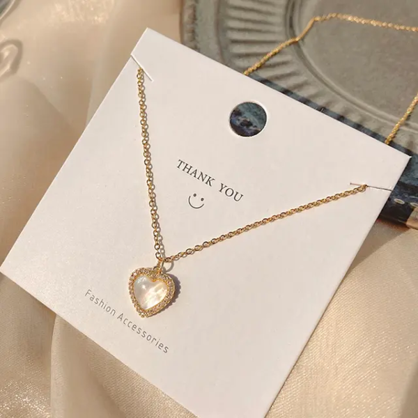 Korean Heart Gold Plated Pendant - Image 6