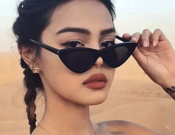 Korean black cat eye sunglasses - Image 2
