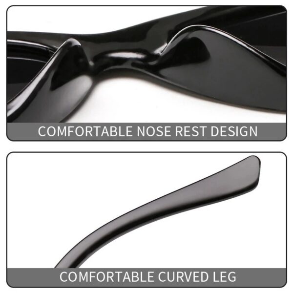 Korean black cat eye sunglasses - Image 3