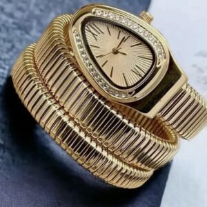 Anti-Tarnish Gold Plated Snake Watch