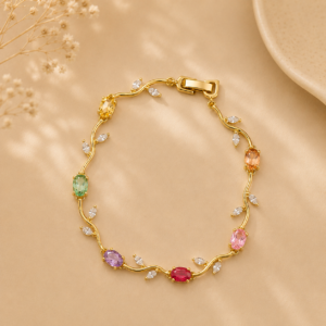 Multicolour tulip bracelet (Assorted Colours)