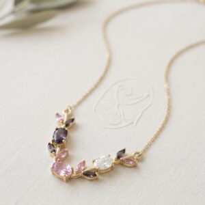 Purple Tulip Necklace