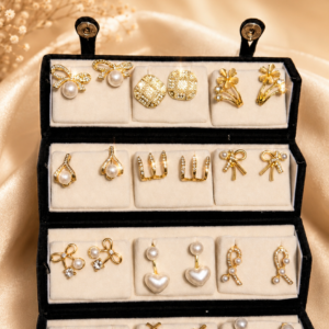 Korean Imported Earring Box -3 (set of -12)