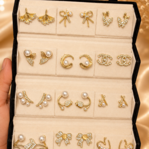 Korean Earrings Box set of -12
