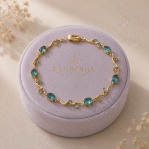 Light Blue Tulip Bracelet