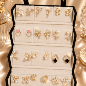 Korean Earrings Box set of -12