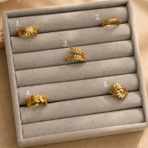 Anti Tarnish Gold Plated Ring