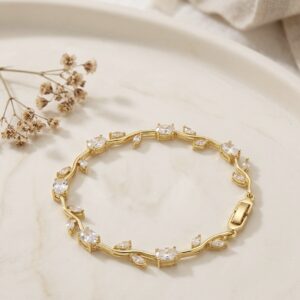 Gold Tulip Bracelet