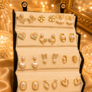 Korean viral earring box -7 (set of 12)