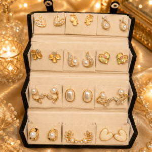 Korean viral earrings box -6 (set of 12)