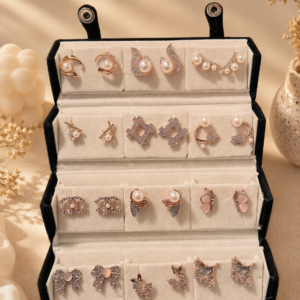 Korean Earring Box - 15 (assorted Designs)