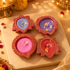 Mitti Diya candles pack of -4